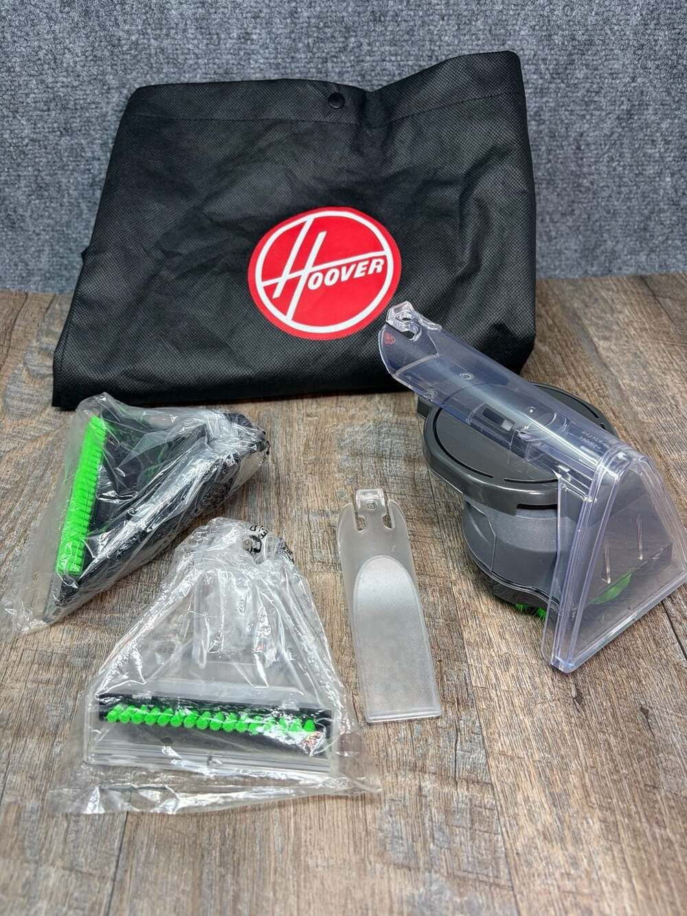 Hoover Power Scrub Carpet Cleaner Accessories Attachments With Storage Bag NEW